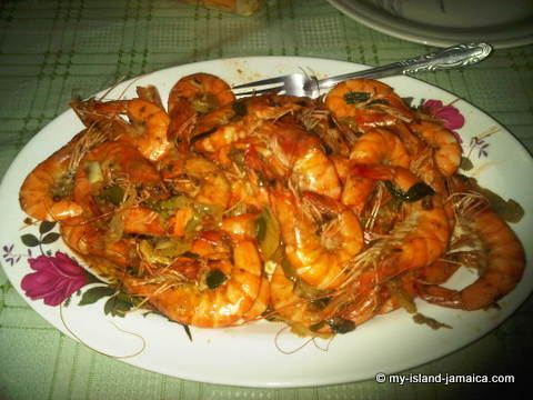 Jamaican Shrimp Dishes & Recipes -Garlic Shrimp, Curried, Coconut