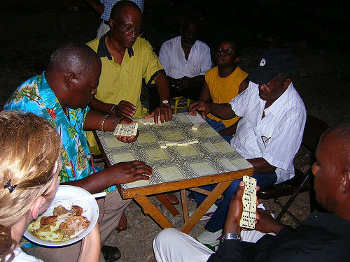 jamaican lifestyle jamaica sports domino played island games dominoes play playing customs popular sport related traditions