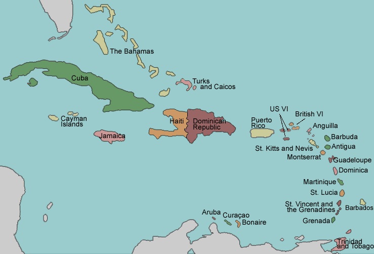 List Of Caribbean Islands - 26 Of The Over 7000!