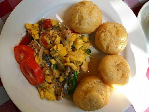 Jamaica's National Dish - Ackee and Saltfish